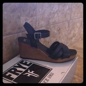 NIB Frye wedges